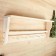 Shelve-linen "Lotus" 5 hooks, 70x10x26cm