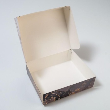 Confectionery packaging, box "Marble", 17 x 20 x 6 cm-3