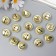 Set of decor for creativity "Bells Gold" set of 15 pcs 1x2x2 cm
