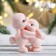Figure soap "Bunny Friendship" Beige, 3x7x7cm