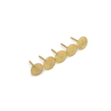 Tundra nails, decorative, textured, 11x16 mm, gold, 50 pcs-12