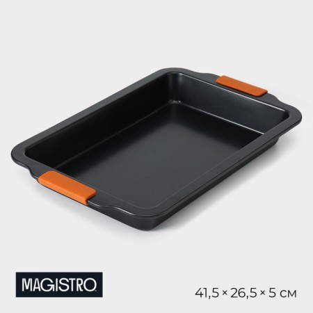 Battering for baking Magistro French Bakery, 41.5 × 26.5 × 5 cm, anti -stick coating