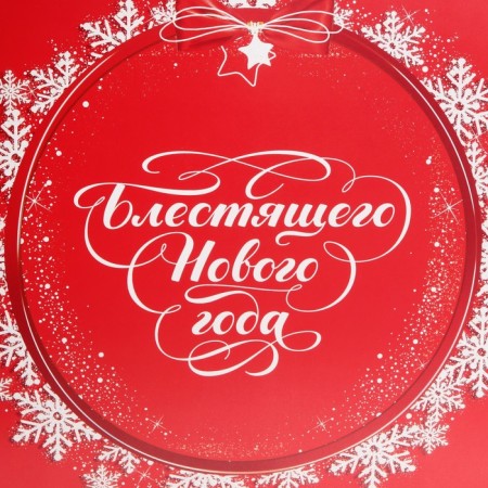 Laminated vertical packet “Brilliant New Year”, L 31 x 40 x 11.5 cm, New Year-3
