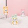 Soft toy "Kitik", in a costume bunny, on a key fob, 11 cm, color mix