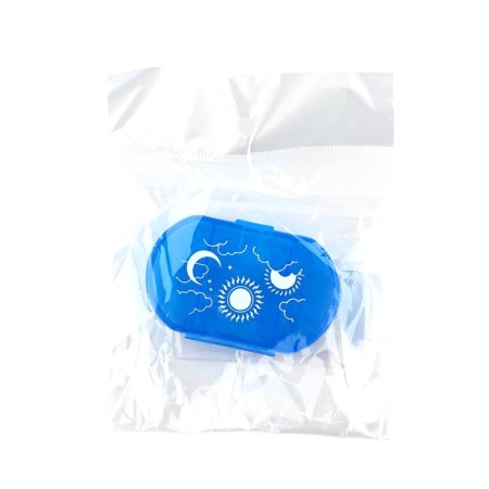 Tabalney "Health", 3 sections, blue, 6 x 4 x 1.3 cm-3