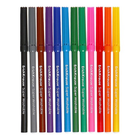 Fleeters 12 colors, Erichkrause, "Safari Ultra Washable" mix-1