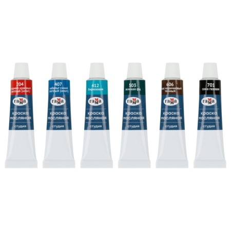 Painting Oil set in tubes 12 -ZV*18ml gamma studio 1218018-6