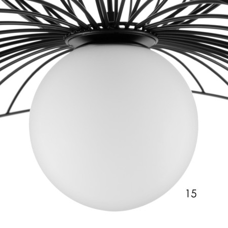Lamp Bayerlux 2474/1 E27 40W Black 45x45x45-145 cm-5