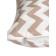 Pillow Orthopedic roller with buckwheat beam, size 20x50 cm, zigzag, brown color