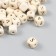 Set of wood. Ul-painted beads MIX-7 (Cube 10mm, 10mm Latin Cube, 10mm Cyrillic Cube 24g)