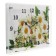 Carty clock is wall-mounted, interior "chamomiles", silent, 30 x 40 cm