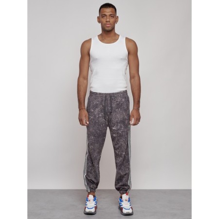 Joggers male, size 52, dark gray color