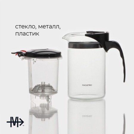 Hot teapot Magistro "Benito", 500 ml, with sieve-1