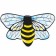 Carnival cape "Nazi bee"