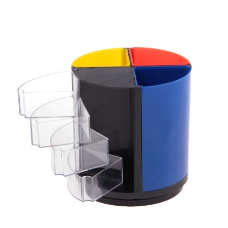 Slave-organizer for the Chancellery of Slices with sliding departments, rotating, mix