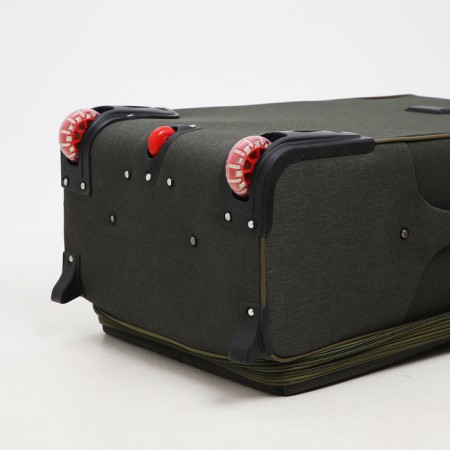 Big suitcase 28 ", lightning department, code castle, 3 wheels, 2 outer pockets, khaki color-7