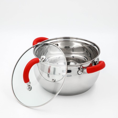 A stainless steel pan “Werner”, 2.5 l, D = 18 cm, with a lid-2
