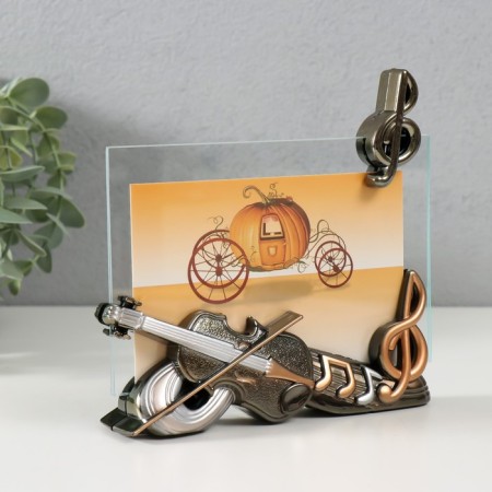 Photo frame plastic 10x15 cm "Violin" 13.2x15x3.5 cm-1