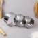 A set of baking forms and calculation "Circle", D-14, 16, 18, H-8.5 cm, 3 pcs