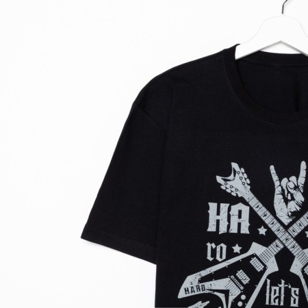 Male T -shirt "Rock" p. 54, black-6