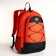 Youth backpack on a zipper, 3 pockets, orange color