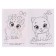 Coloring "Mischievous kittens"