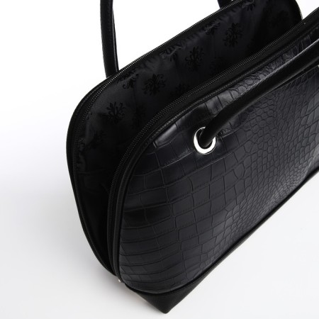 Female bag Textura, tout, average size, black color-6
