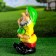 Garden figure "Dwarf with balls" 37x18x13cm