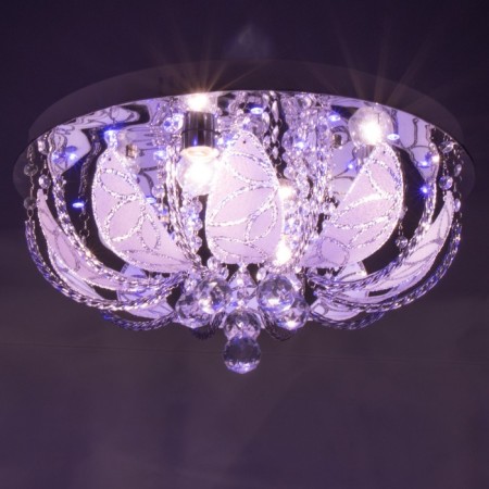 Svetogor chandelier "Moscow" 5x60W E27 LED lighting chrome 50x50cm-3