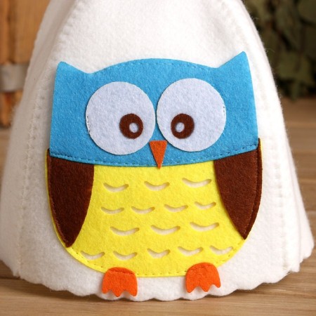 Bath cap with children's applique "Harry"-1