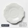 Porcelain saucer Magistro "suite", d = 15.6 cm, white color
