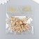 Buttons wood for creativity 2 punctures "simple" set of 100 pcs 0.8x0.8x0.2 cm