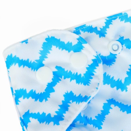 Reusable diaper, "zigzag", the color of the blue-2