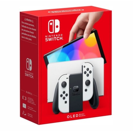 Game console Nintendo Switch, 64 GB, OLED, 2 Joy-Con controllers, white-6