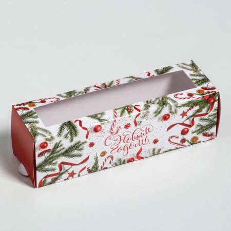 Folding box "Happy New Year!" 18 x 5.5 x 5.5 cm, new year