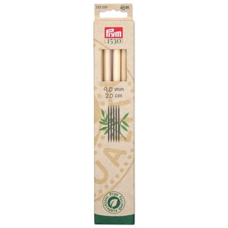 Sachs, bamboo, 9.0 mm/20cm knitting needles, 5 pcs