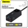 Baseus PowerCombo, GAC+2u+2C 65W+Type-C-Type-C, PD, 65W, 1 m, Black