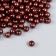 Beads for creativity plastic "Olive-brown" set of 200 pcs d = 0.6 cm