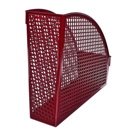 Paper tray Vertical Calligrata "Office Class", plastic, burgundy-1