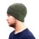 Cap, fleece, olive color