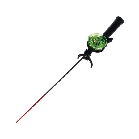 Winter fishing rod "techno" d = 55 mm, plastic handle, fiberglass whip, mix