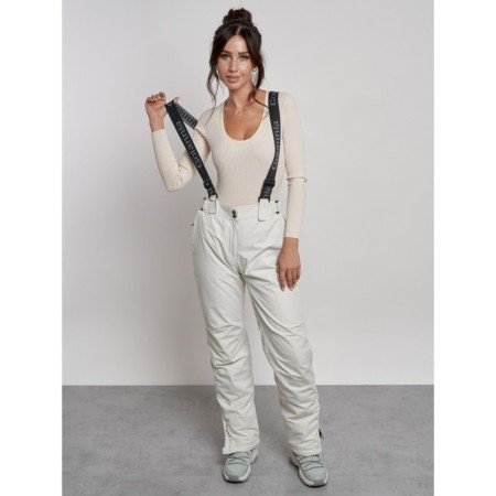 Semi -combinezone female ski insulated, size 46, white color-18