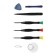 A set for repairing tundra phones, screwdrivers PH00, P0.8, TW0.6 + tools, 8 pcs.
