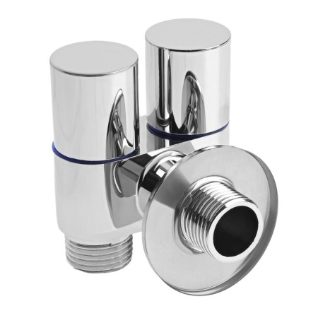 Crane for household appliances Zein, 1/2 "x 1/2", corner, double, chrome-1