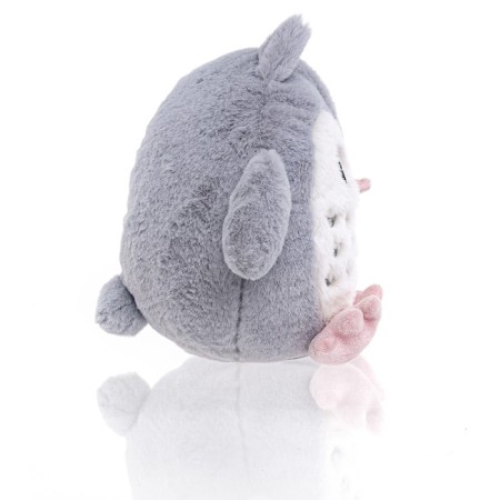 Soft gulliver toy "owl", gray color, 23 cm-3