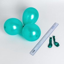 Шар латексный 5", металл, набор 100 шт., водные бомбочки, цвет зелёный