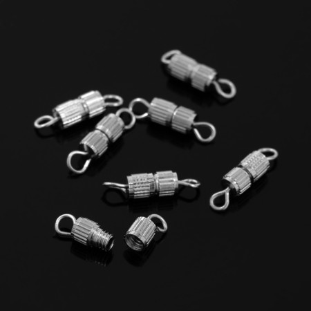 Screw lock 7 × 3 mm (set 10 pcs.), Silver color-2