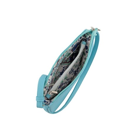 Cross-Bodi bag, lightning department, turquoise color 16x25x3cm-3
