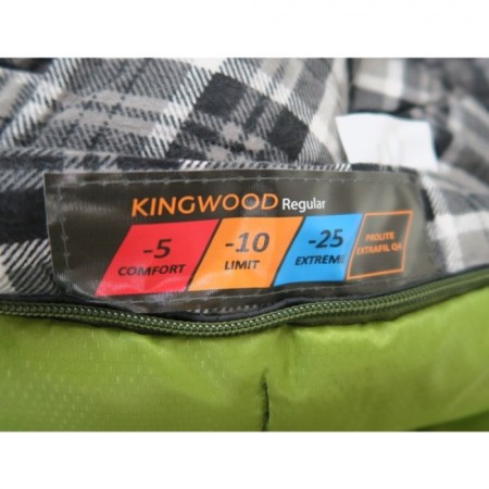 Sleeping bag Tramp Kingwood Wide, blanket, 2 layers, right, 100x230 cm, -5 ° C-6