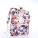 School backpack from textiles on a zipper, 3 pockets, pencil case, color colorful color